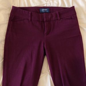 Old Navy purple pixie pant